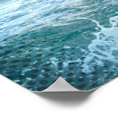 Hawaii Black Sand Beach reis is bestemming Poster (Hoek)