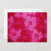 Hawaii-bloem Briefkaart (Voorkant / Achterkant)