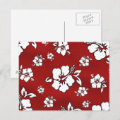 Hawaii-bloem Briefkaart (Voorkant / Achterkant)