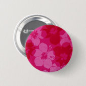 Hawaii-bloem Ronde Button 5,7 Cm (Voorkant /achterkant)