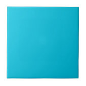 Hawaii Blue effen kleur Tegeltje (Voorkant)