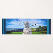 Hawaii Boeddha Foto Inspirerend Quote Tropisch Yogamat (Voorkant (horizontaal))