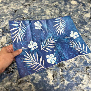 Hawaii Botanische Tropische Blad Hibiscus Tissuepapier