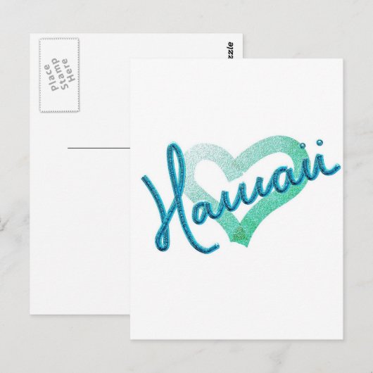 Hawaii Briefkaart (Voorkant / Achterkant)