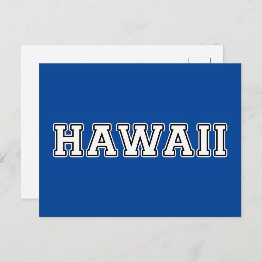 Hawaii Briefkaart (Voorkant / Achterkant)