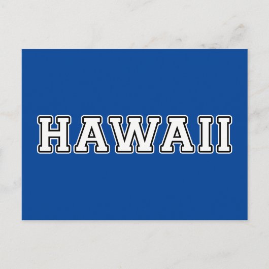 Hawaii Briefkaart (Voorkant)