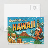HAWAII-Briefkaart Briefkaart (Voorkant / Achterkant)