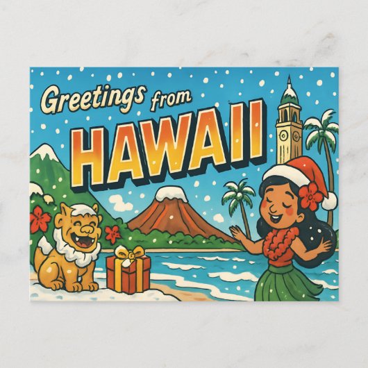 HAWAII-Briefkaart Briefkaart (Voorkant)