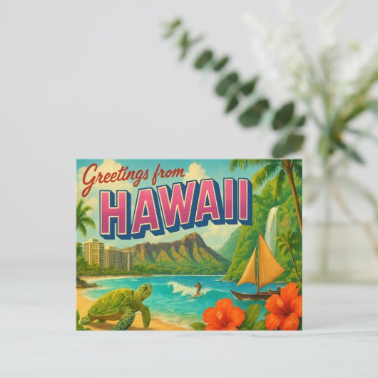HAWAII-Briefkaart Briefkaart (Staand voorkant)
