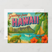 HAWAII-Briefkaart Briefkaart (Voorkant / Achterkant)