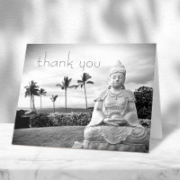 Hawaii Buddha Black White Foto Modern Typografie