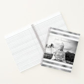 Hawaii Buddha Sliver White Stripes Just Breathe Notitieboek (Binnen)