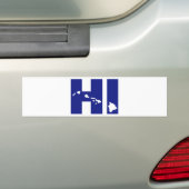 Hawaii Bumpersticker (Op auto)