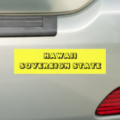 HAWAII BUMPERSTICKER (Op auto)