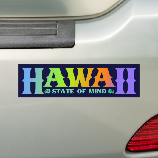 Hawaii Bumpersticker (Op auto)