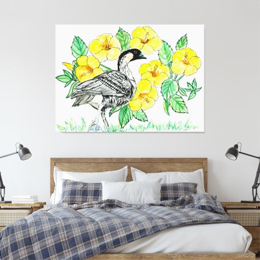 Hawaii Canvas Afdruk (Insitu (Slaapkamer))