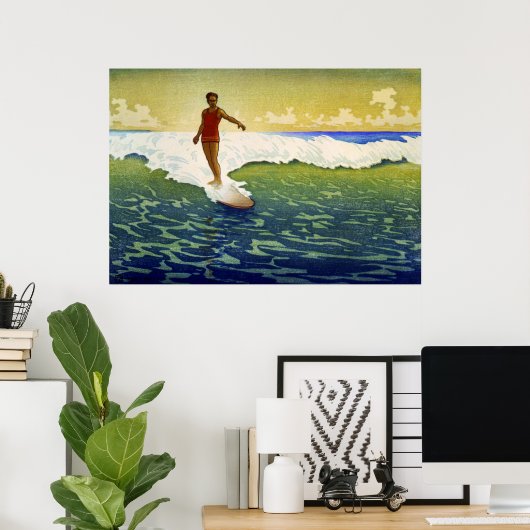 Hawaii - Charles William Bartlett - 1918 Poster (Thuiskantoor)