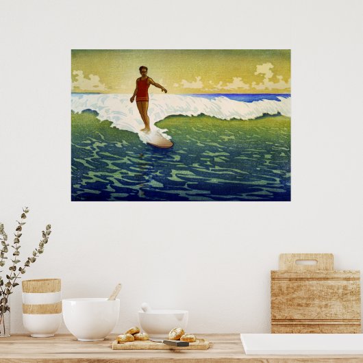 Hawaii - Charles William Bartlett - 1918 Poster (Keuken)