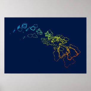 hawaii chill blut poster