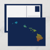 hawaii-chill fade briefkaart (Voorkant / Achterkant)