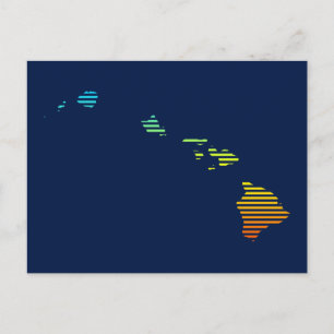 hawaii-chill fade briefkaart