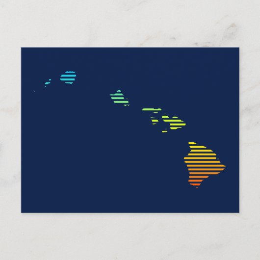 hawaii-chill fade briefkaart (Voorkant)