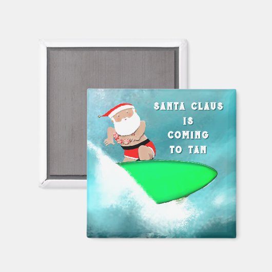 Hawaii Christmas Holiday Gift Magneet (Voorkant / Achterkant)