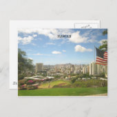 Hawaii Cityscape Briefkaart (Voorkant / Achterkant)
