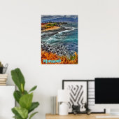 Hawaii Coast poster (Thuiskantoor)