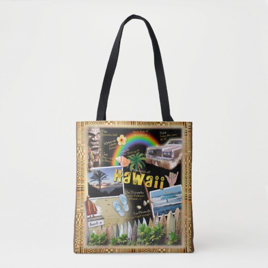Hawaii Collage Tote Bag (Voorkant)