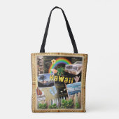 Hawaii Collage Tote Bag (Achterkant)