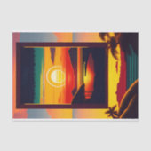  Hawaii Colorful Travel Artwork Tissuepapier (Voorkant)