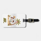 Hawaii Couple Mr. Bagagelabel (Voorkant horizontaal)