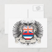 Hawaii Crest Briefkaart (Voorkant / Achterkant)