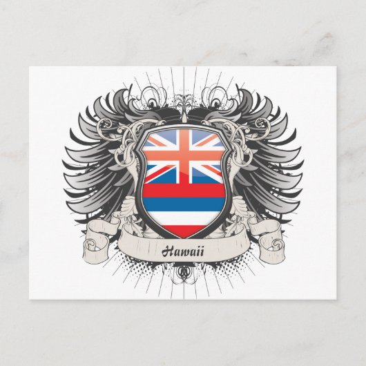 Hawaii Crest Briefkaart (Voorkant)
