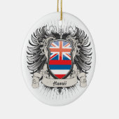 Hawaii Crest Keramisch Ornament (Rechts)