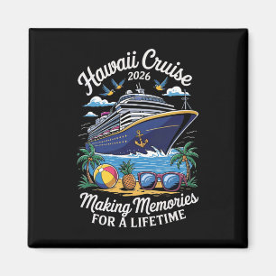 Hawaii Cruise 2026 Vakantie Reis Overeenkomstige F Magneet
