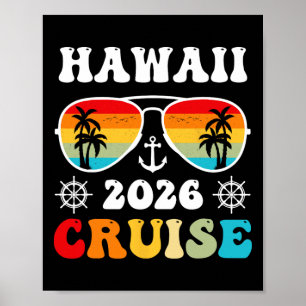 Hawaii Cruise 2026 Vakantie Reis Overeenkomstige F Poster