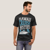 Hawaii Cruise Besties Matching Cruise Ship Vacatio T-shirt (Voorkant volledig)