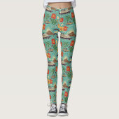 Hawaii-cruise Tropisch Eiland Schip Ontwerp Leggings (Voorkant)