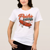 Hawaii cultuur - Pocho worst Tri-Blend Shirt (Voorkant)