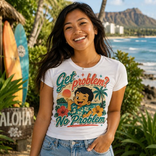 Hawaii cultuur - probleem gekregen? Tri-Blend shirt