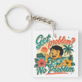 Hawaii cultuur - probleem krijgen sleutelhanger (Voorkant)