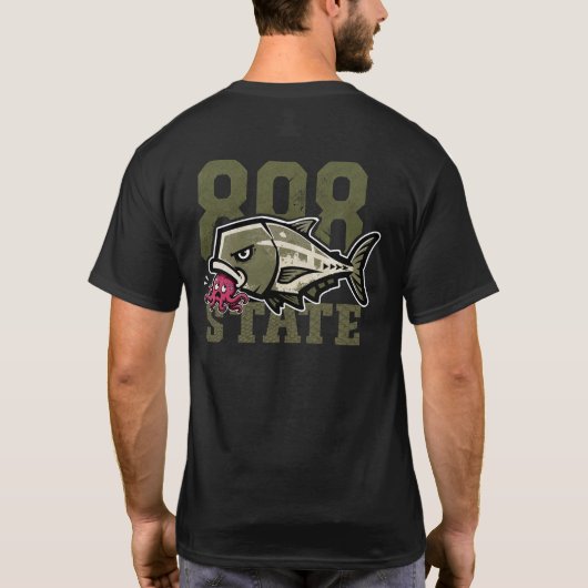 Hawaii cultuur - ulua 808 t-shirt (Achterkant)