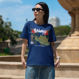Hawaii Cute Tropical Sea Turtle T-shirt