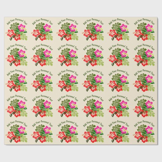 Hawaii Dag Cadeaupapier (Vlak)