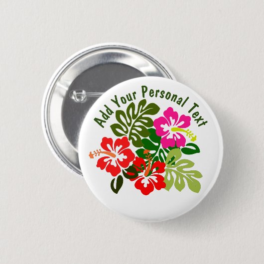 Hawaii Dag Ronde Button 5,7 Cm (Voorkant /achterkant)