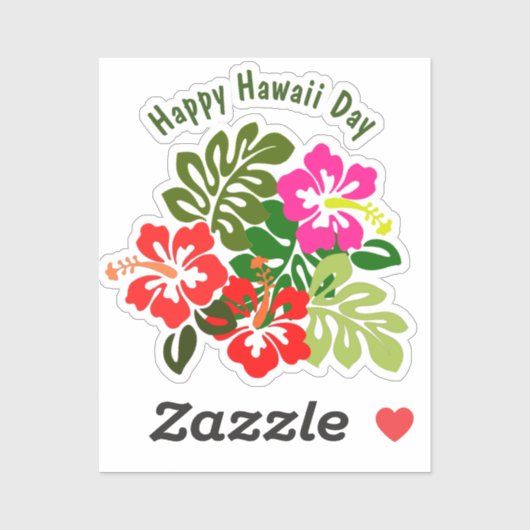 Hawaii Dag Sticker (Vel)