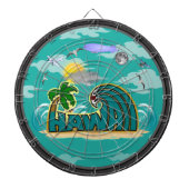 Hawaii Dartbord (Voorkant)