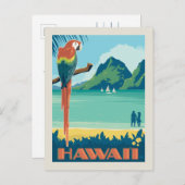 Hawaii | Datum opslaan Uitnodiging Briefkaart (Voorkant / Achterkant)